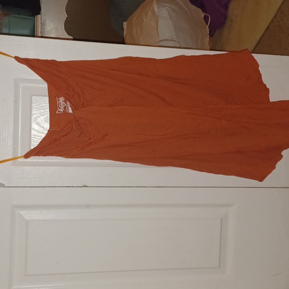 Coral summer dress